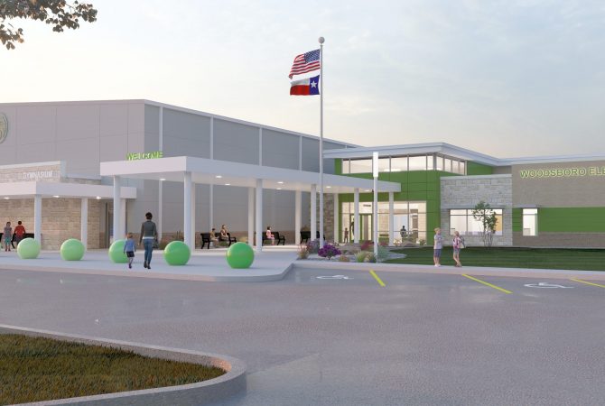 Woodsboro Elementary Exterior Rendering